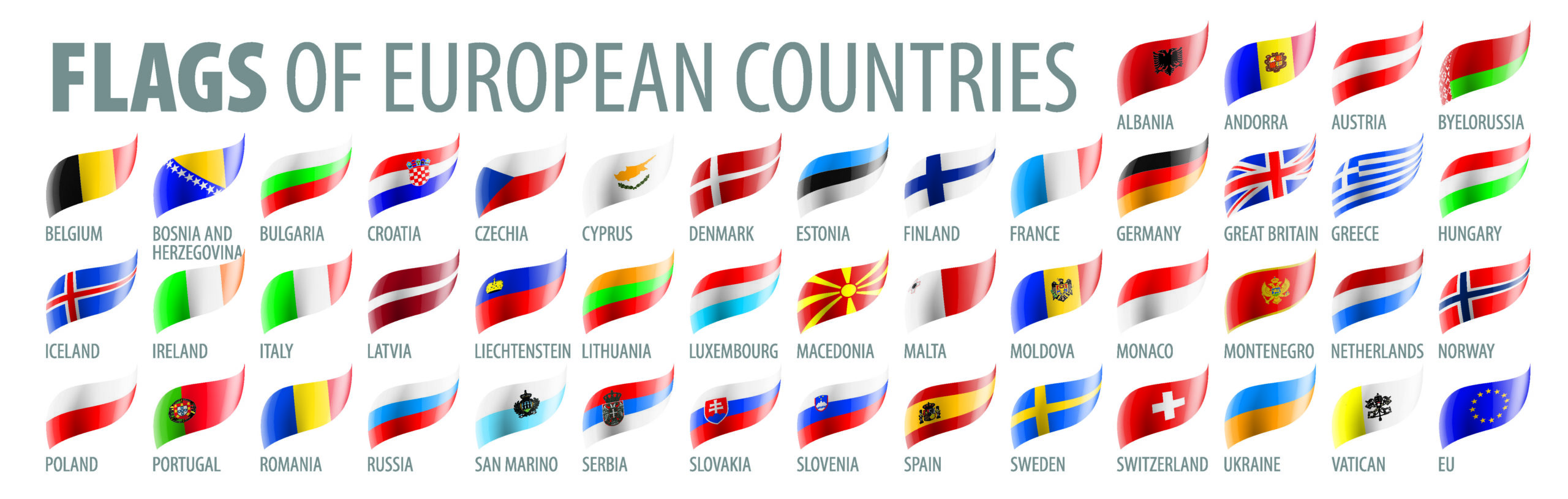 europese landenvlaggen